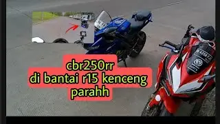 cbr250rr di ajak balap R15V3 jelas CBR KALAH