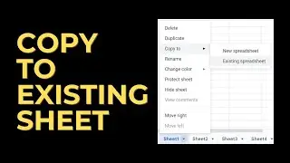 Easily Copy Sheet from One Spreadsheet to Another
