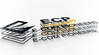 Intro Video E - Com Pioneers 3D Logo Reveal Animation