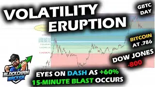 INTENSE DAY as Bitcoin Price Chart, Altcoin Market, XRP, and Stocks Battle Volatility on GBTC Day!