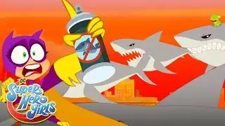 Batgirl vs... Flying Sharks?! 🦈 | DC Super Hero Girls
