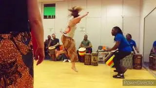 Solos de Danse Africaine sur Djansa, association FAGALA