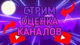 СТРИМ ОЦЕНКА КАНАЛОВ! ВЕЧЕРНИЙ СТРИМ!
