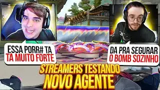 STREAMERS TESTANDO TUDO DA NOVA AGENTE! JÁ PRECISA SER NERFADO?