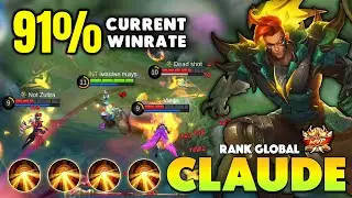 CLAUDE BEST BUILD AND GAMEPLAY 2022 ~ CLAUDE TOP GLOBAL 2022 ~ MOBILE LEGENDS
