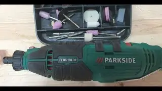 Parkside PFBS 160 B2,  unboxing,  testing Greek.
