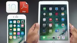 iPhone & iPad iOS 10 Hack - Print anything to PDF