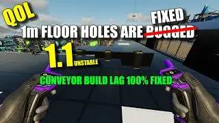 Satisfactory 1.1 Fixes most people aren't talking about.