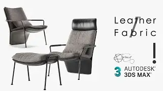 Create Realistic Leather / Fabric Material with Corona Renderer | Free Pro Model