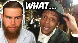 Cringe Youtuber dresses up as a Jew and harasses people