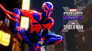 SPIDER-MAN 2099 Marvel Future Fight Suit Mod in Marvel's Spider Man Remastered PC