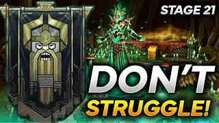BOSS MELTED! BEST Dwarfs Strategy For Faction Wars Hard STAGE 21 | Raid Shadow Legends