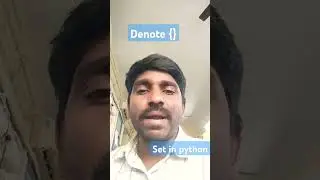Set in Python 🥰🥰 