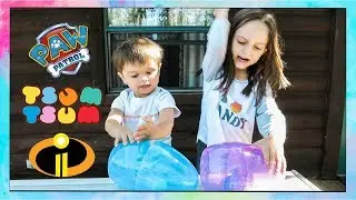 WE OPEN TONS OF SURPRISE EGGS AT DISNEY!!