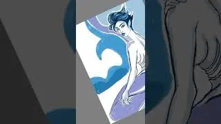 inspiration by mermaids is been always a beautiful vision I tend to use as reference