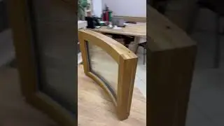 Радиусные деревянные окна торговой марки Holzland.