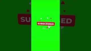 Subscribe Green Screen Animation - Subscribe Button 