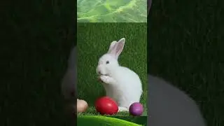 floppy-eared Easter Bunny!" 🐰🐣🌷  #shorts #easteregg #easterbunny