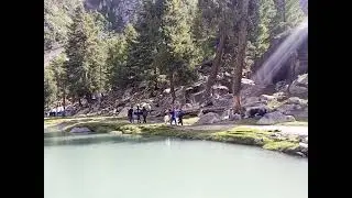 One of the most beautiful tourist spot Allah wali Lake in Parishing Astore.