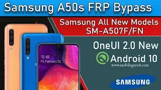 Samsung A50s FRP Bypass | Samsung SM-A507FN FRP Bypass | Android 10 | OneUI 2.0 Latest Security