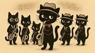 Black Cats Jazz Show: Smooth Sax & Deep Bass Groove