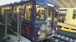 новогодний ЕЖ3 РУ1/ЕМ508 Т 81-710 ТЕКСТИЛЬЩИКИ-ВЫХИНО,ЖУЛЕБИНО-ПОЛЕЖАЕВСКАЯ 7.01.2024 #ASMR