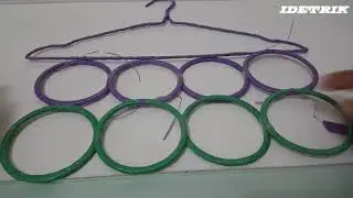 Cara Membuat Tempat Gantungan Jilbab dari Gelas Plastik