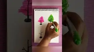 simple tree drawing ideas 