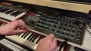 Behringer Pro 800 does Tangerine Dream tones...