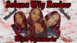 Affordable Wig| Solana| Sensational What Lace Wig Review| with Cynmarie