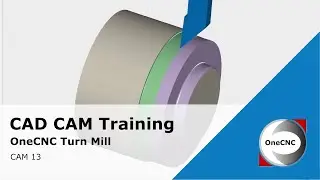 Creating a Chamfer with a Custom Tool in OneCNC Lathe Expert - CAM Training 13