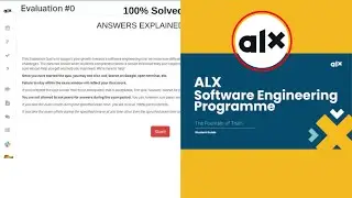 @ALX  #evaluation  #quizzes   #correction #ALX