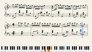 Şövkət Ələkbərova - Cennetim Qarabag /Karabakh, piano notlar