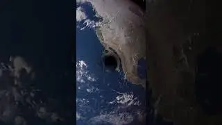 Size comparison between the Earth and a black hole the mass of the Sun. 