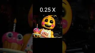 FNaF 7: Ultimate Custom Night - Toy Chica Jumpscare 0.25x - 2x speed