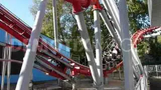 Riders trapped on G-Force Roller Coaster - Drayton Manor Theme Park