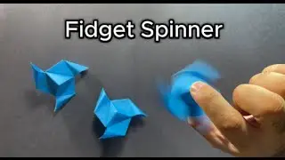 How to make a Paper Fidget Spinner? | DIY Fidget Spinner