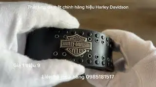 Thắt lưng da thật chính hãng hiệu Harley Davidson