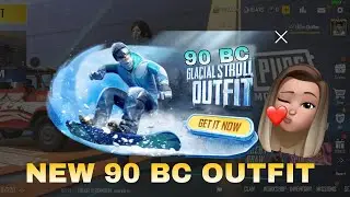 😱🥵🔥How To get free outfit in pubg mobile lite || New 90 BC Outfit ||Glaciar Stroll Outfit