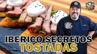 How to make Iberico Secretos Tostada | TASTY and EASY Tapas