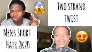 TWO STRAND TWIST TUTORIAL | * MENS SHORT HAIR*