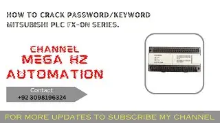 FX0N CPU | HOW TO CRACK MITSUBISHI PLC FX SERIES KEYWORD/PASSWORD | CRACK SERIES 