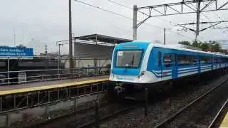 Línea Roca nueva. HISTÓRICA, Primera prueba de tren eléctrico CSR, ramal a La Plata!!!