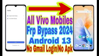 All Vivo Android 13 Frp Bypass | New Trick 2024 | Reset Frp/No Pc/Bypass Google Account 100% Working