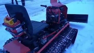 Новый мини трактор на гусеничном ходу и гидравлике Форза.