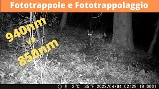 IR a CONFRONTO. Video girati con fototrappola ActionBear e Coolife h953