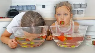 BOBBING FOR FRUIT CHALLENGES! 😳 SOMETHING WENT WRONG