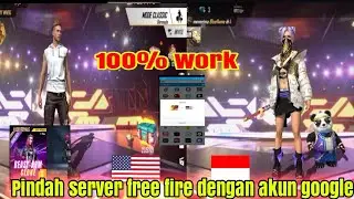 CARA PINDAH SERVER FREE FIRE TERBARU 2020!! DENGAN AKUN GOOGLE TANPA MENGHAPUS AKUN ASLI 💯% work