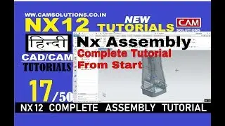 NX Assembly Tutorial for beginners | Assembly in Nx Tutorials | Nx CAD
