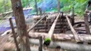 Строительство полуземлянки часть 709.